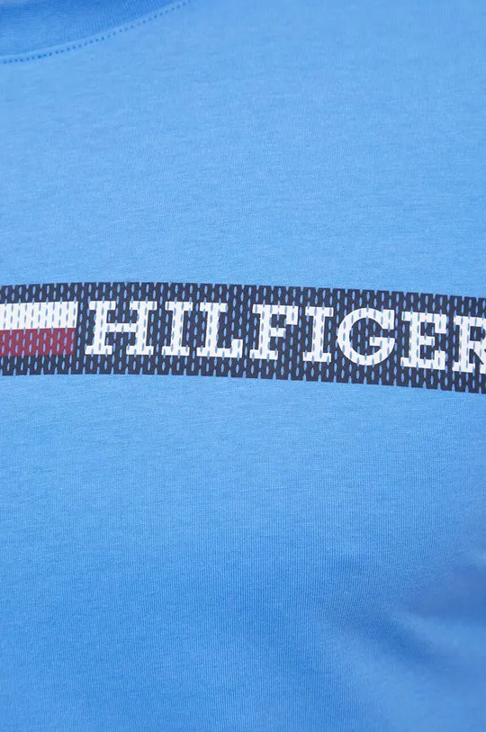 kék Tommy Hilfiger pamut póló