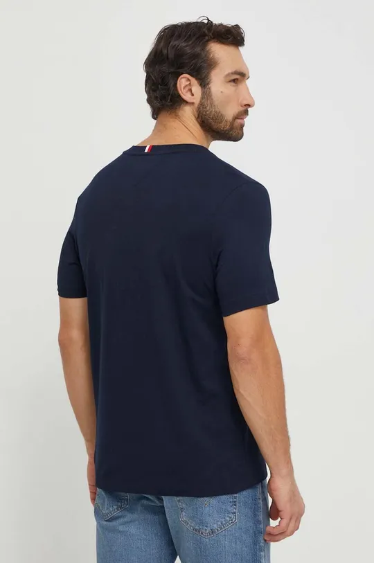 Tommy Hilfiger t-shirt bawełniany granatowy