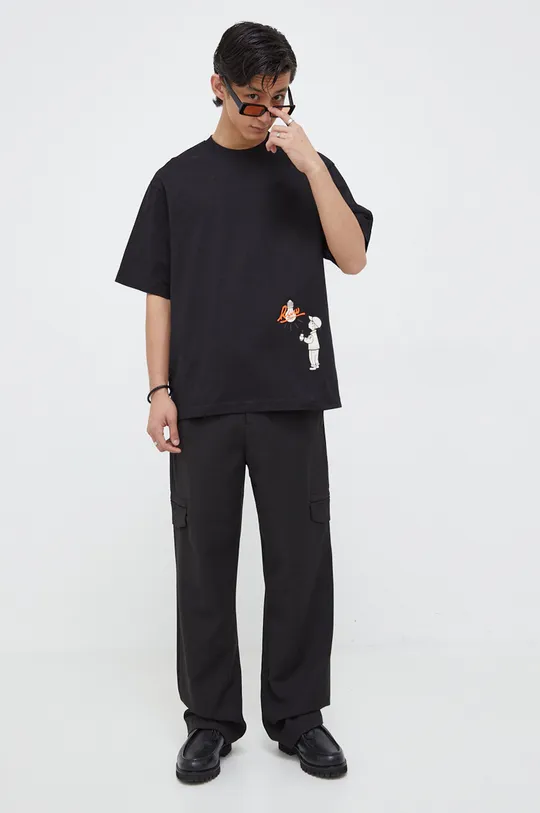 G-Star Raw t-shirt bawełniany czarny