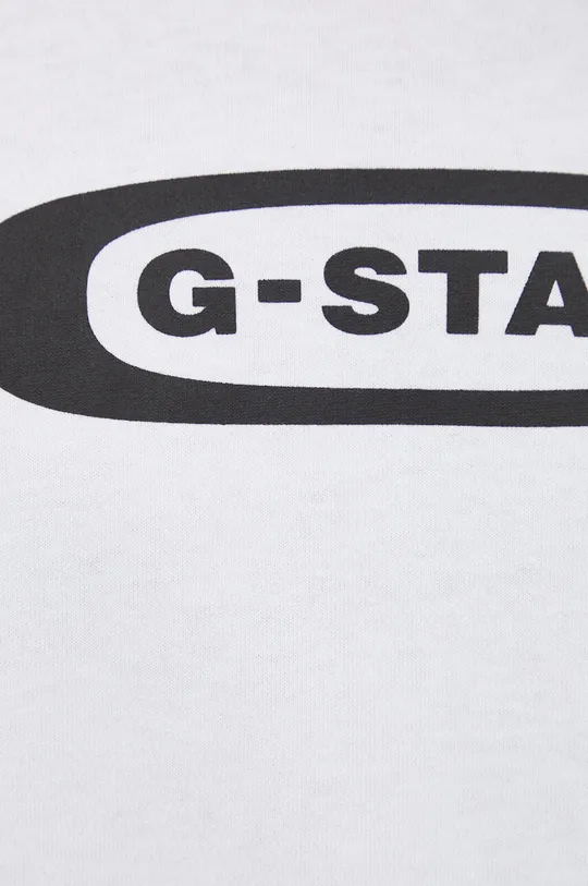 білий Бавовняна футболка G-Star Raw