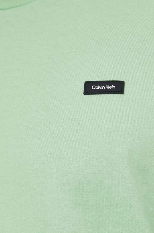 зелений Бавовняна футболка Calvin Klein