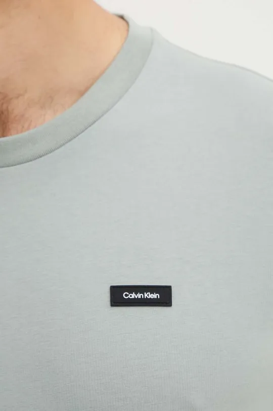 серый Хлопковая футболка Calvin Klein