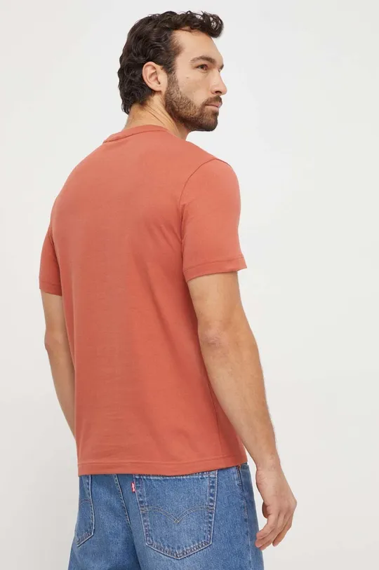 Pamučna majica Calvin Klein narančasta