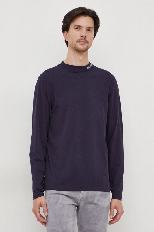 σκούρο μπλε Longsleeve Calvin Klein Ανδρικά