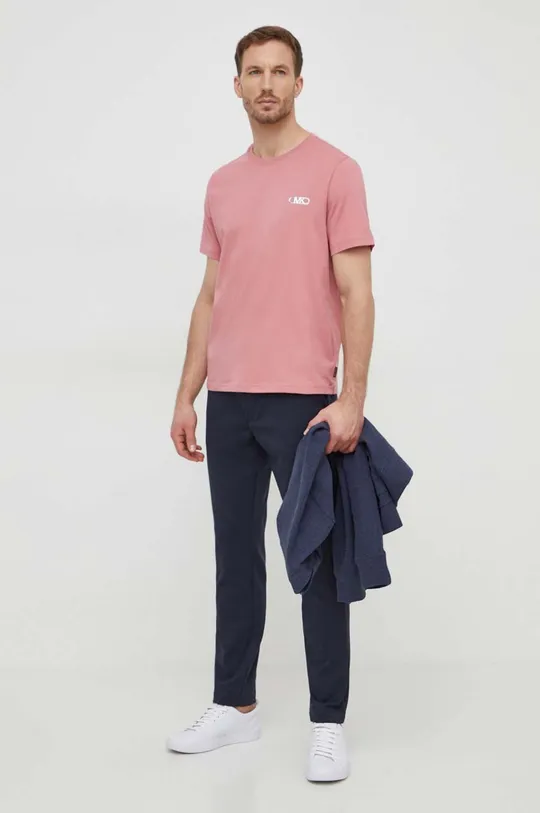 Michael Kors t-shirt in cotone rosa