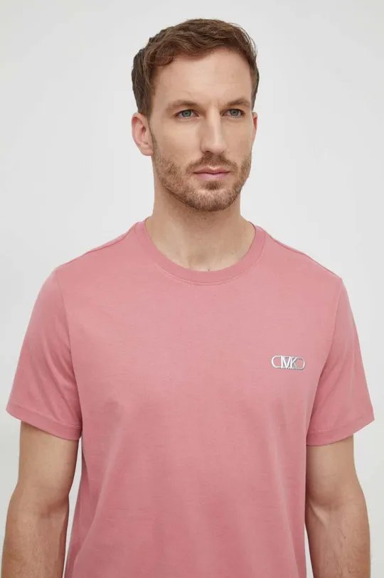 розовый Хлопковая футболка Michael Kors
