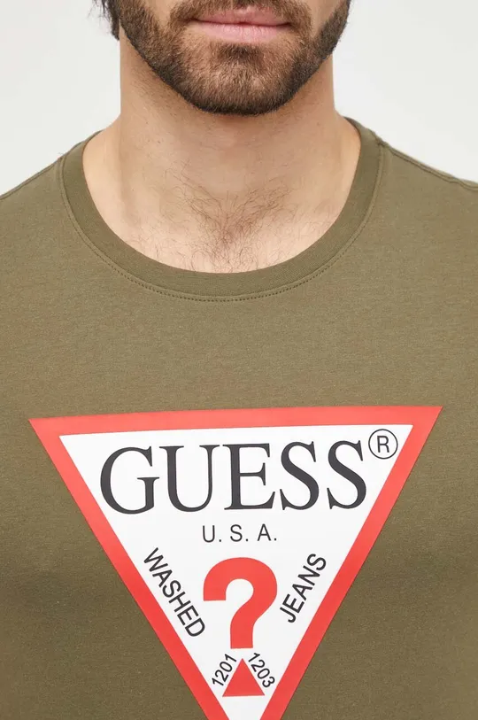 zelena Pamučna majica Guess