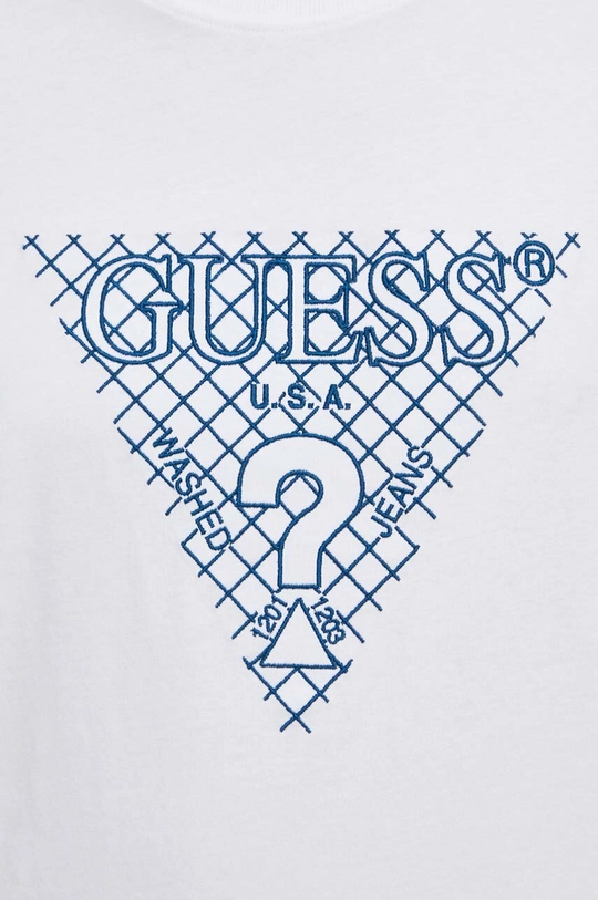 Βαμβακερό μπλουζάκι Guess