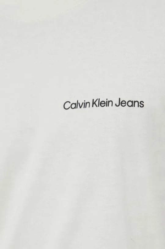 zielony Calvin Klein Jeans t-shirt bawełniany