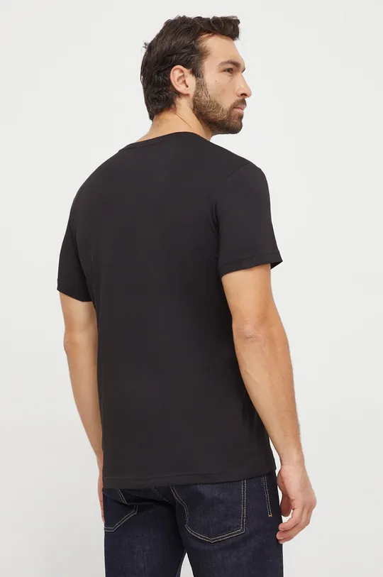 Calvin Klein Jeans pamut póló fekete