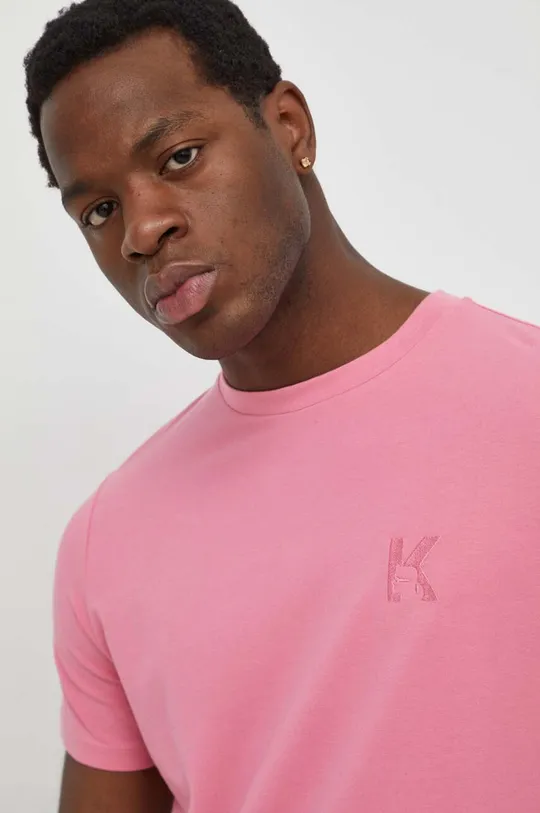 ροζ Μπλουζάκι Karl Lagerfeld Ανδρικά
