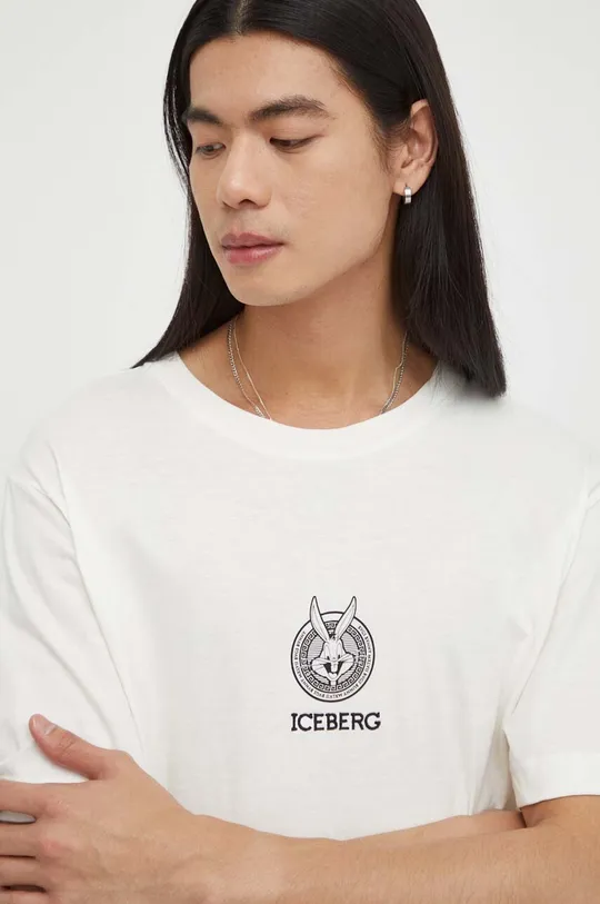 beige Iceberg t-shirt in cotone