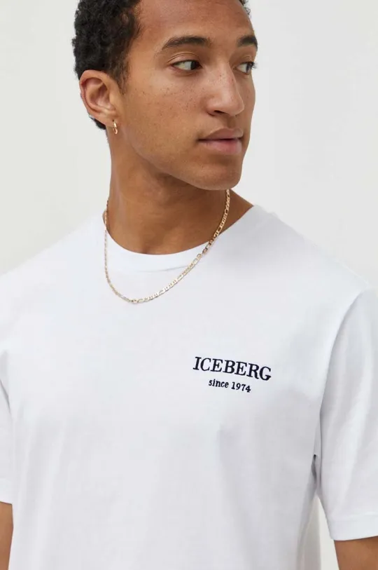 bianco Iceberg t-shirt in cotone