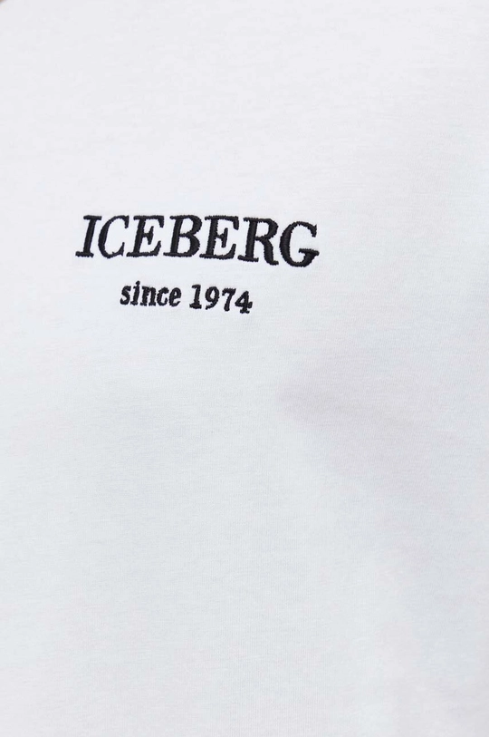 Iceberg t-shirt bawełniany Męski