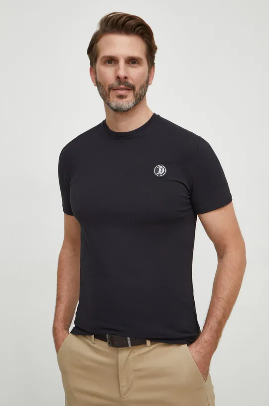 czarny Just Cavalli t-shirt Męski