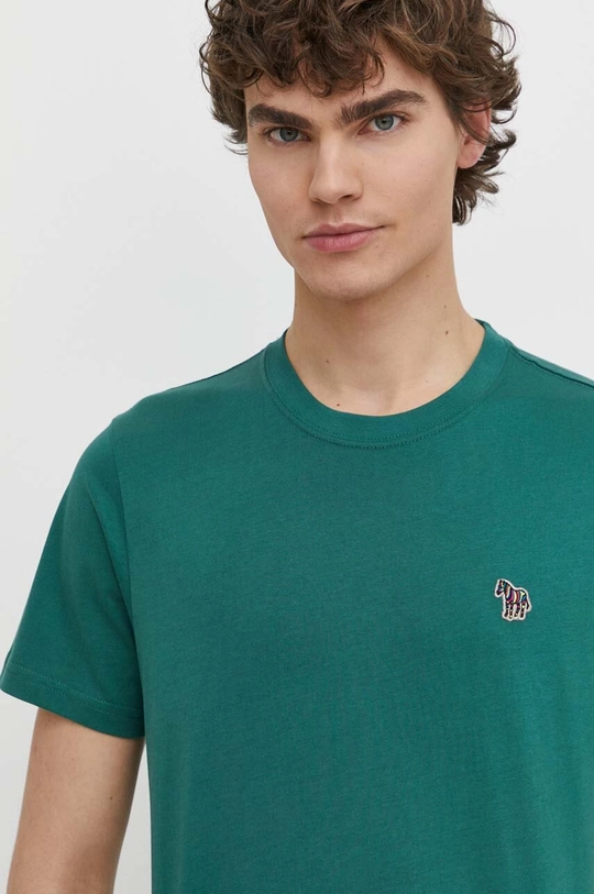 zielony PS Paul Smith t-shirt bawełniany