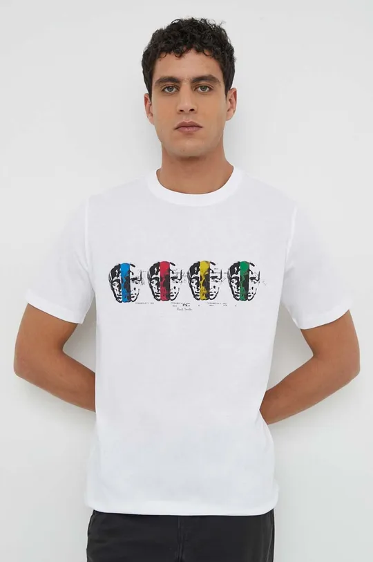 bianco PS Paul Smith t-shirt in cotone Uomo