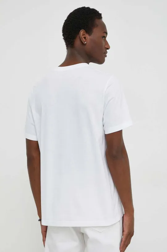 Βαμβακερό μπλουζάκι PS Paul Smith λευκό