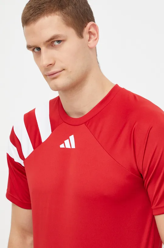 czerwony adidas Performance t-shirt treningowy Fortore 23