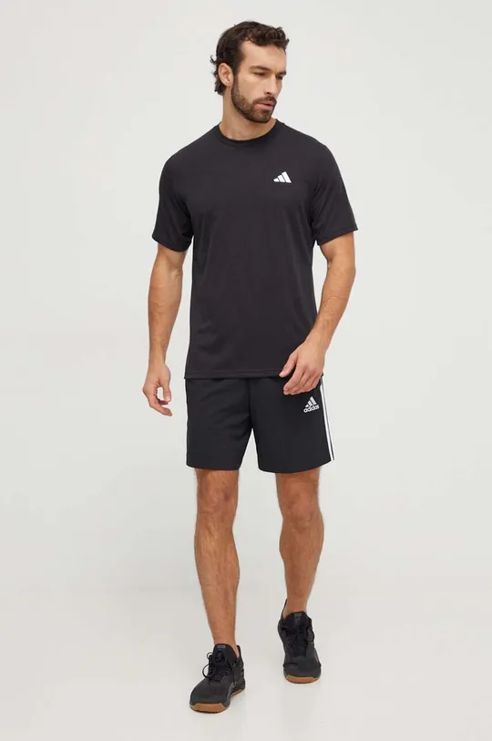 Kratka majica za vadbo adidas Performance TR-ES črna