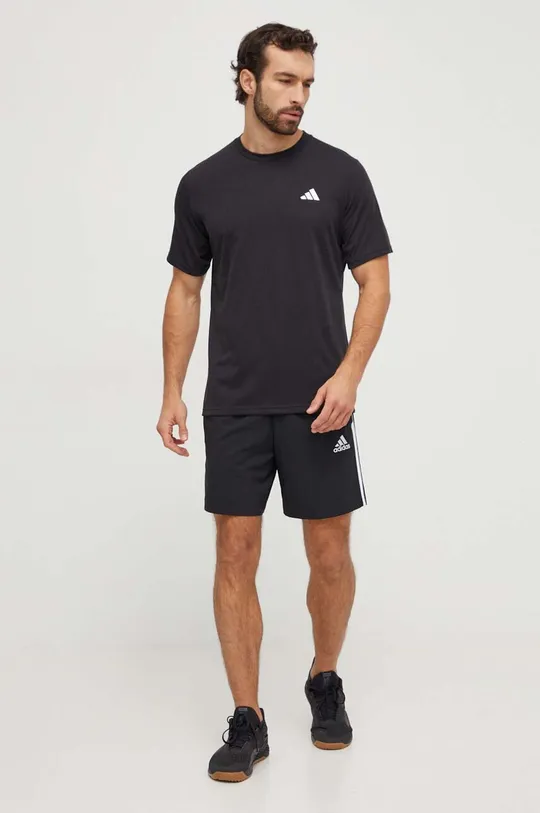 adidas Performance edzős póló TR-ES fekete