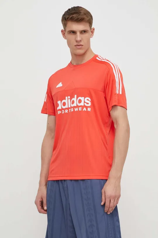 czerwony adidas t-shirt treningowy TIRO Męski