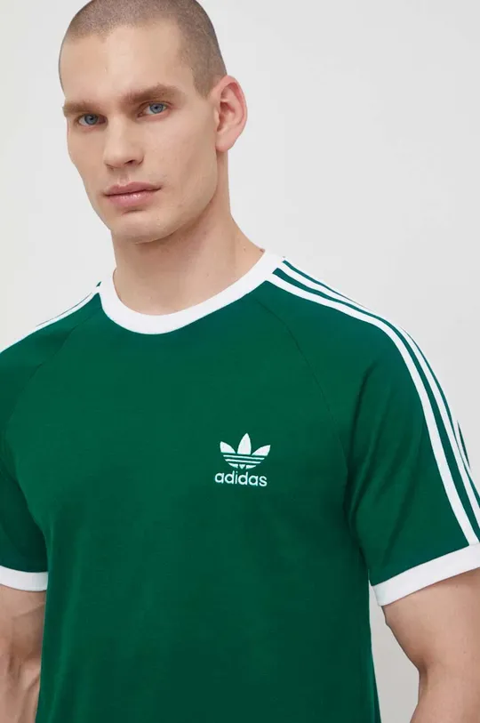 Хлопковая футболка adidas Originals 3-Stripes Tee 100% Хлопок