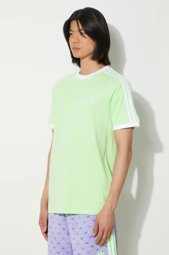 зелений Бавовняна футболка adidas Originals