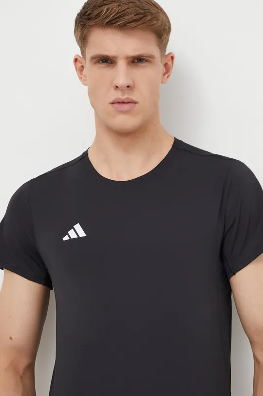 čierna Bežecké tričko adidas Performance Adizero