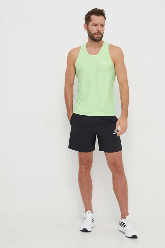 Бігова футболка adidas Performance Own The Run зелений
