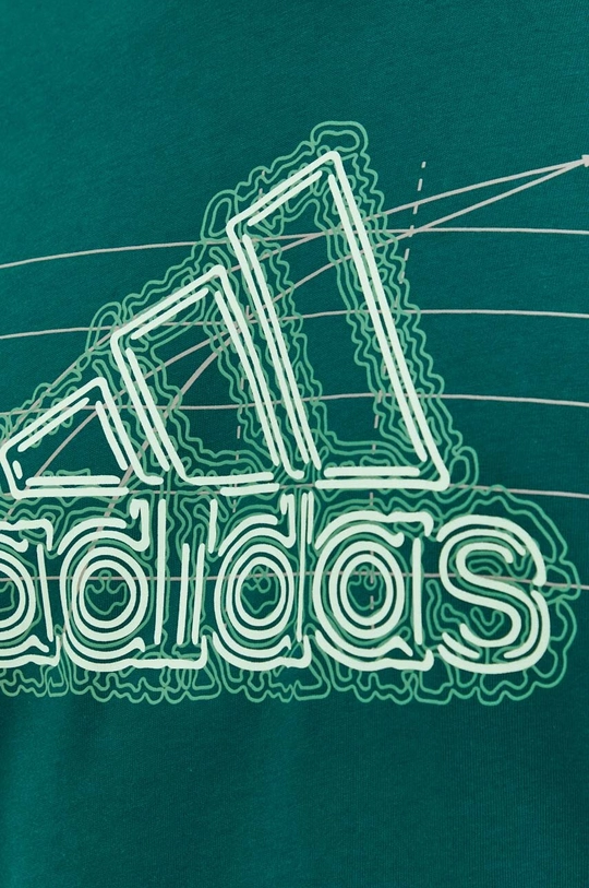 Хлопковая футболка adidas Мужской