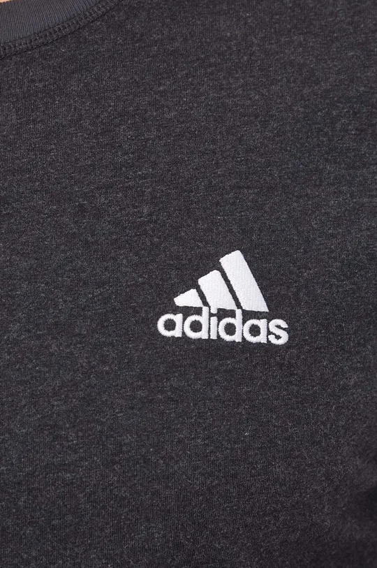 adidas t-shirt bawełniany męski kolor szary z aplikacją IN7123 ...