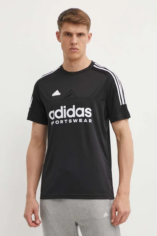 μαύρο Μπλουζάκι προπόνησης adidas Tiro Ανδρικά