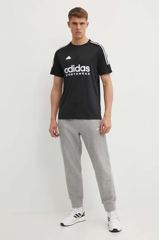 Majica kratkih rukava za trening adidas Tiro crna