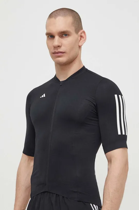 czarny adidas Performance t-shirt rowerowy Męski