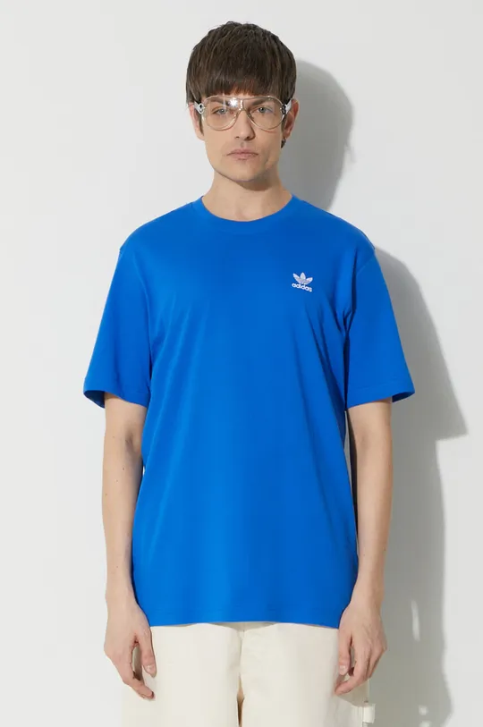 albastru adidas Originals tricou din bumbac Essential Tee De bărbați