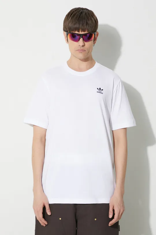 bílá Bavlněné tričko adidas Originals Essential Tee Pánský