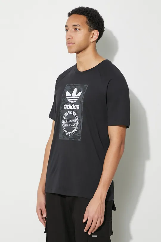 black adidas Originals cotton t-shirt