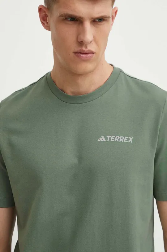 zöld adidas TERREX sportos póló