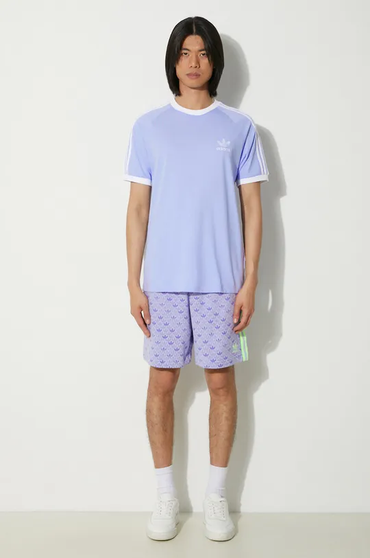 adidas Originals tricou din bumbac violet