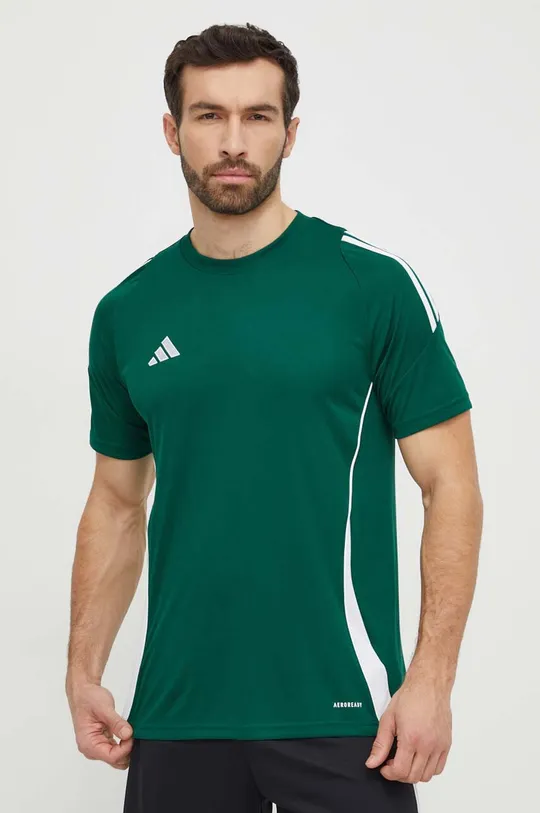 zelena Kratka majica za vadbo adidas Performance Tiro 24 Moški
