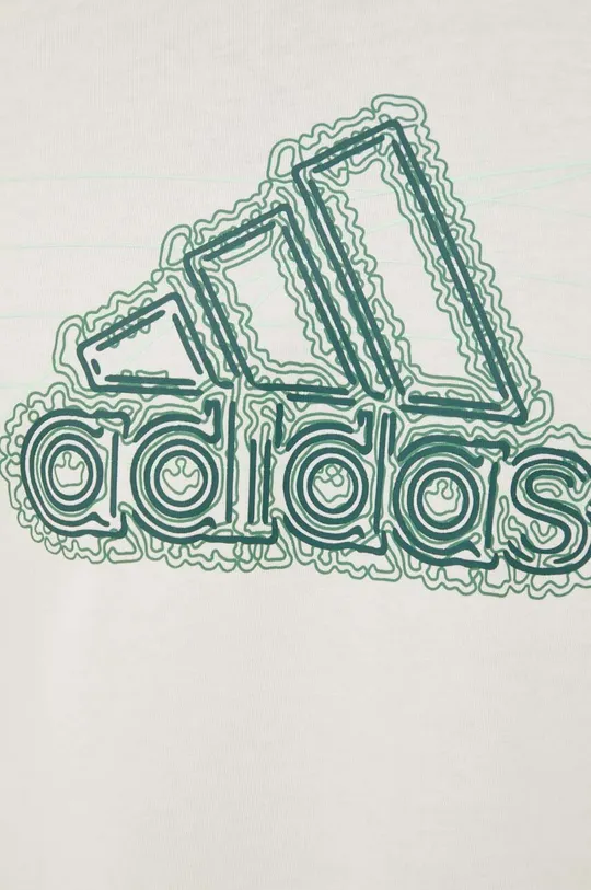 бежевий Бавовняна футболка adidas