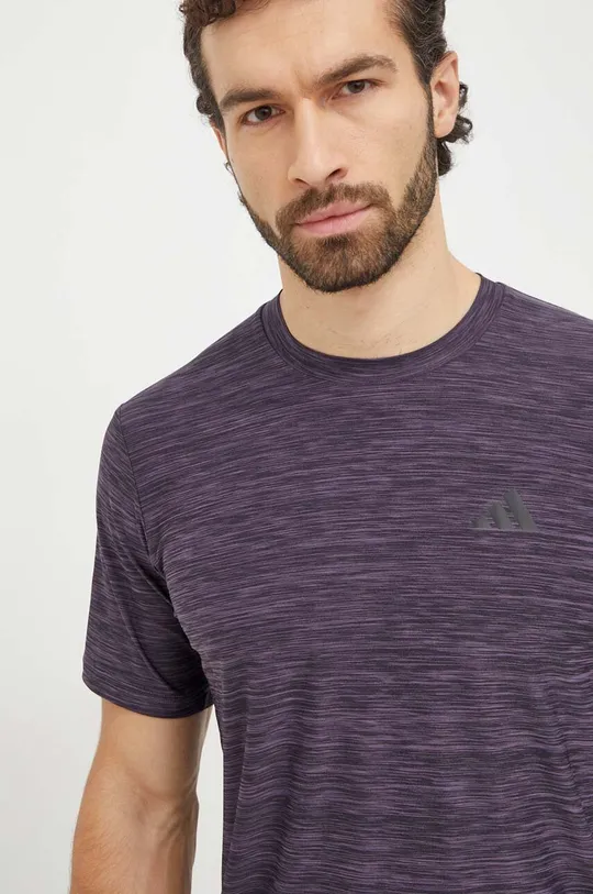 vijolična Kratka majica za vadbo adidas Performance Training Essentials