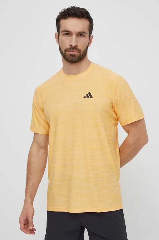 sárga adidas Performance edzős póló