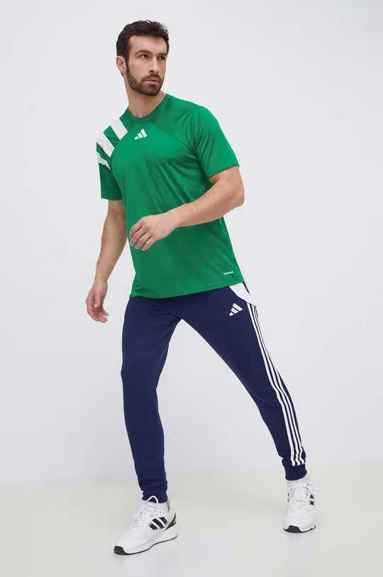 Kratka majica za vadbo adidas Performance Fortore 23 zelena