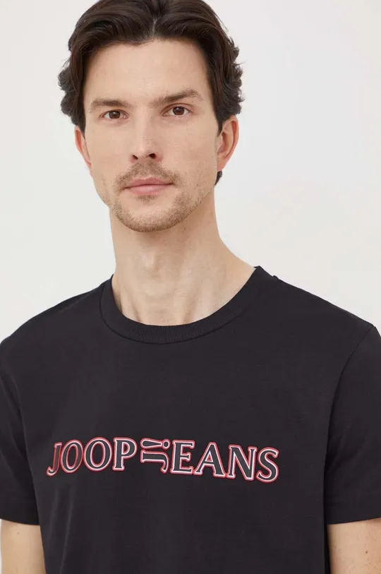 czarny Joop! t-shirt bawełniany Cassian