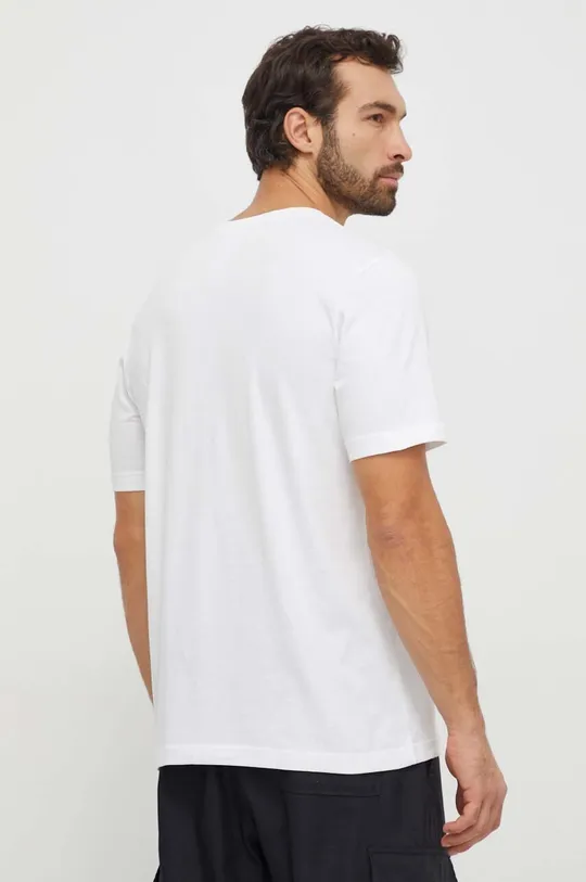 Бавовняна футболка adidas білий