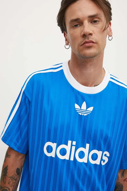 Tričko adidas Originals Adicolor Poly Tee modrá