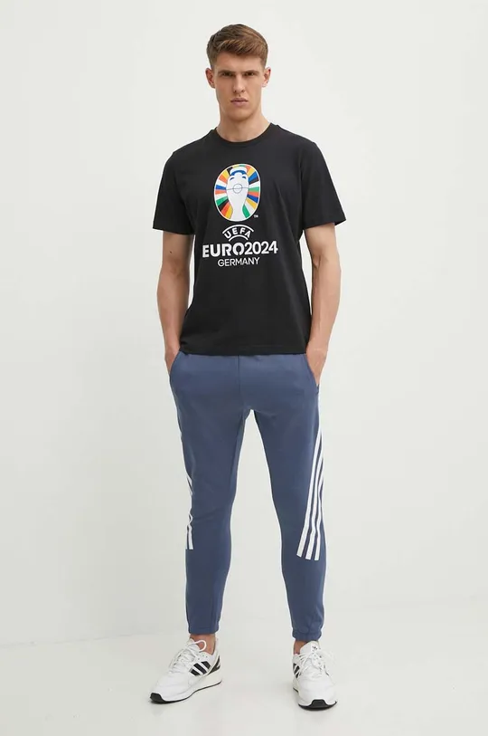adidas Performance t-shirt Euro 2024 czarny