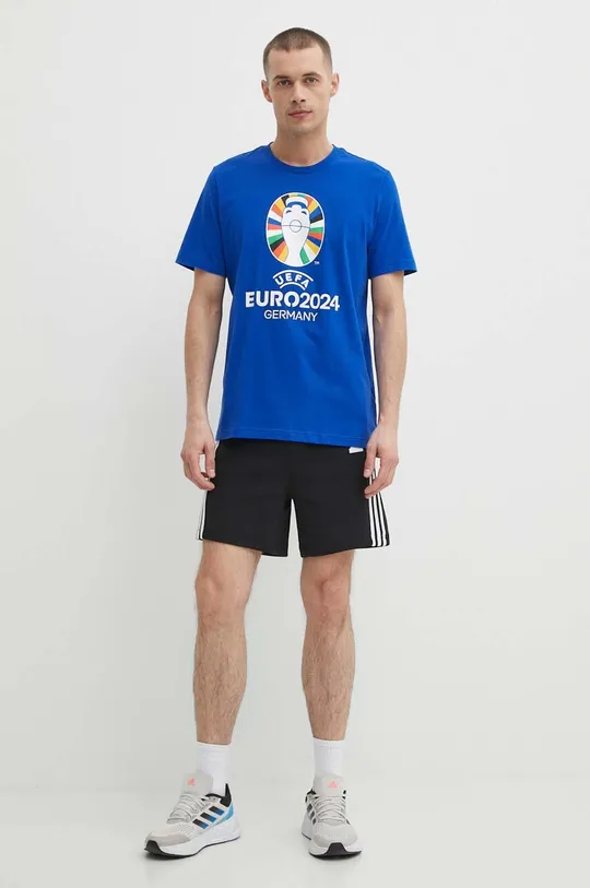 adidas Performance t-shirt Euro 2024 niebieski